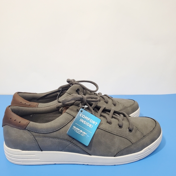 New Nunn Bush KORE City Walk Lace Oxford Walking Sneaker Charcoal Shoes Sz 12 - Picture 2 of 16